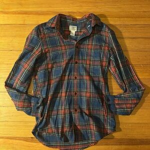 L.L. Bean Red/Blue Flannel